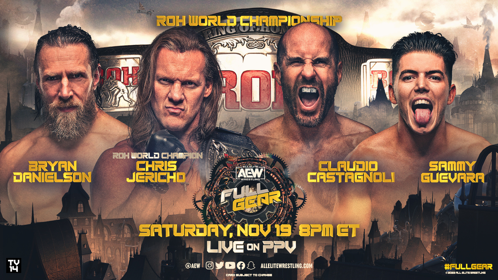7 - Full Gear ROH Title Match
