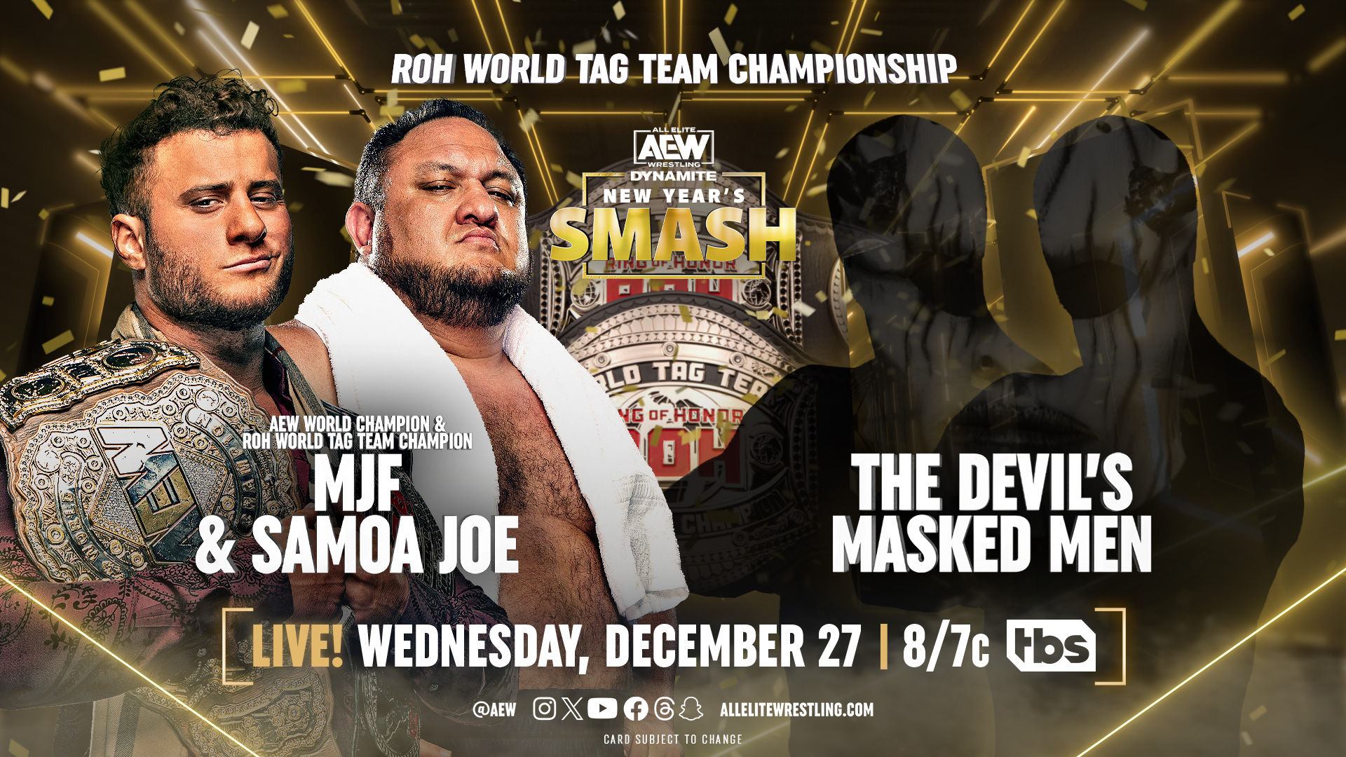 0 - MJF & Joe vs Masked Men